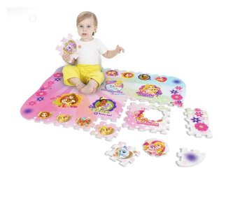 Disney Princezny - Pěnové puzzle 12 ks