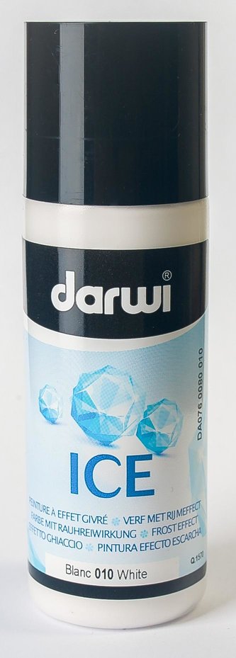 DARWI ICE satinovací barva na sklo 80ml bílá krycí