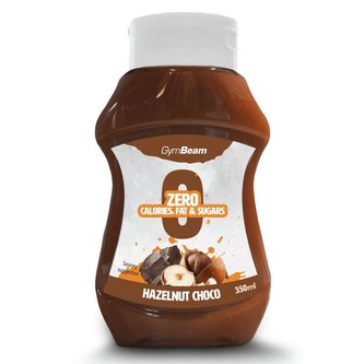 Bezkalorický sirup Hazelnut Choco 350 ml - GymBeam