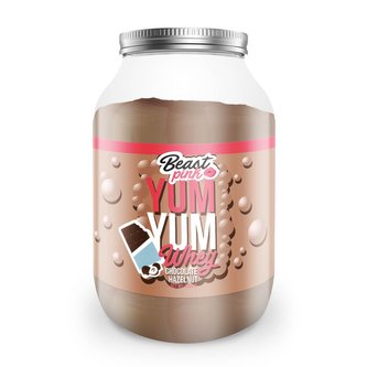 Protein Yum Yum Whey 1000 g - BeastPink - čokoláda lískový oříšek