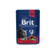 Kap.Brit Cat Prem. Pouches hovezi+hrasek 100g
