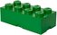 LEGO úložný box 8 Dark Green