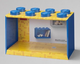 LEGO Brick 8 závesná polica Blue