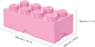 LEGO úložný box 8 Light Purple