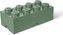 LEGO úložný box 8 Snad Green