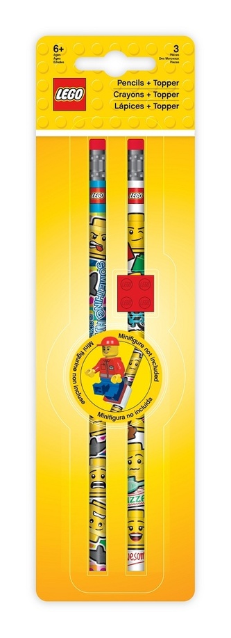 LEGO Iconic Tužka grafitová s gumou a LEGO klipem - 2 ks