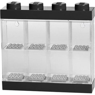 LEGO zberateľská skrinka na 8 minifigúrok Black