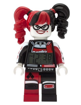 LEGO Batman Movie Harley Quinn - hodiny s budíkem
