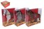 Kůň se sedlem  fliška 16cm,v krabičce 16x16x5,5cm 1 ks / 3 barvy
