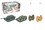 Tank RC 2ks 20cm tanková bitka + dobíjací pack 27MHZ so zvukom so svetlom v krabici 34x16x20cm