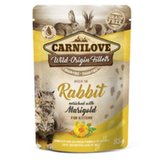Kap.Carnilove Mačacie vrecko Králik s nechtíkom 85g