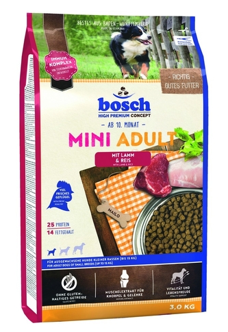 BOSCH HPC Mini Adult Lamb&Rice 3kg