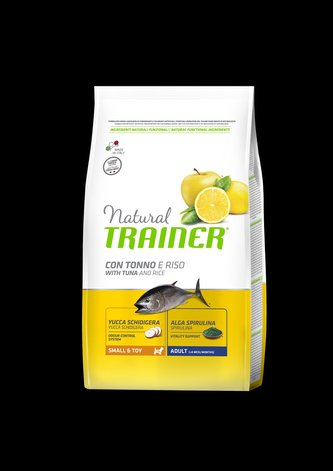 TRAINER Natural Small&Toy Ad. Ryba a ryze 800g