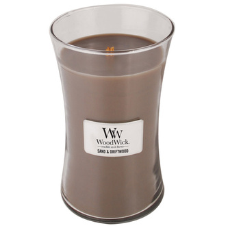 WoodWick oválna váza Sand driftwood 609,5g