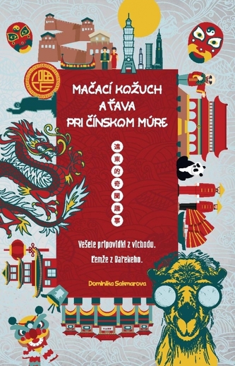 Mačací kožuch a ťava pri čínskom múre