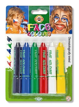 Koh-i-noor farby na tvár sada 6ks