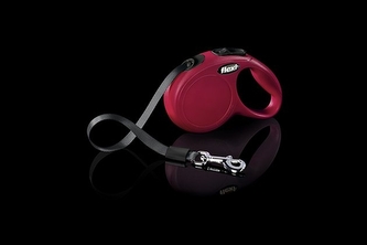 Flexi New Classic XS pasek 3m/12kg cervena