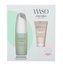 Shiseido Waso hydratační emulze Waso Quick Matte Moisturizer Oil-Free 75 ml + pleťový peeling Waso Soft+Cushy Polisher 30 ml + pleťová maska Waso Sleeping Mask 1,5 ml