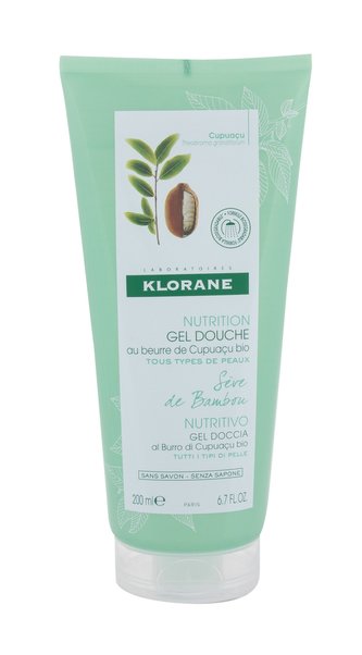 Klorane Cupuaçu Sprchový gel Bamboo Sap Nourishing 200 ml pro ženy
