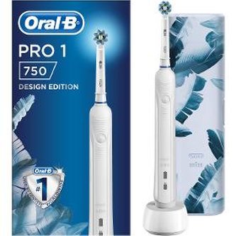 ORAL B Elektrický zubní kartáček Pro 1-750 Cross Action White unisex