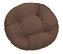 Sedák LADA kulatý prošívaný - hnědá Uni - průměr 40 cm