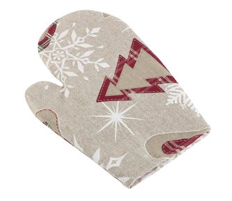 Kuchyňská chňapka - vánoční stromeček - chňapka 28x18 cm