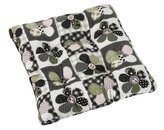 Sedák DANA prošívaný - patchwork s motýlem - 40x40 cm,prošívaný