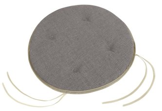 Sedák LADA kulatý hladký - šedá Uni - průměr 40 cm, kulatý hladký