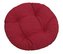 Sedák LADA kulatý prošívaný - vínová Uni s efektem režného materiálu - průměr 40 cm