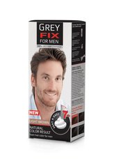 Grey Fix For Men pěnová barva s aktivační emulzí pro barvení vlasů, vousů a knírků Light Brown (Světle hnědá) 40ml