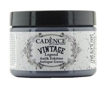 Gesso Cadence Vintage legend - tmavě šedé