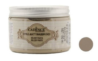 Reliefní pasta křídová Cadence Shabby Chic - světle hnědá barok / 150 ml