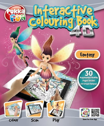 Pukka Fun Interaktivní omalovánky - Fantazy
