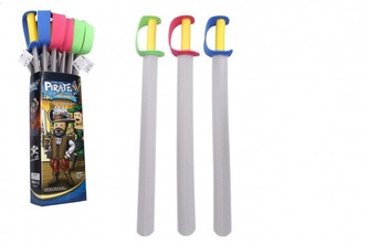 Meč pěnový 74 cm, 3 barvy, 1 ks