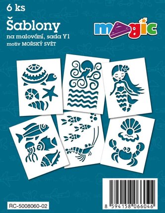 MAGIC papierové šablóny na maľovanie MORSKÝ SVET
