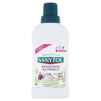 Dezinfekce na prádlo SANYTOL s vůní aloe vera a květů bavlny 500ml
