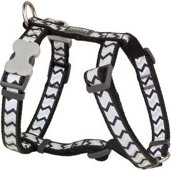 Postroj RD 20 mm x 45-66 cm - Ziggy Rfx - Černá