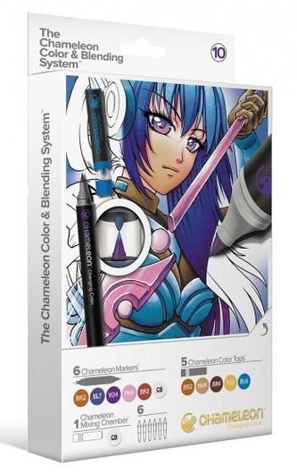 Set Chameleon Color & Blending System 10 / Studené tóny