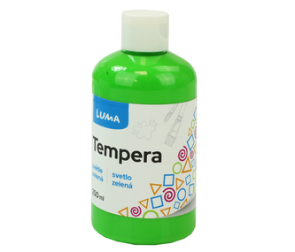 Farby temperové LUMA 250ml zelená svetlo