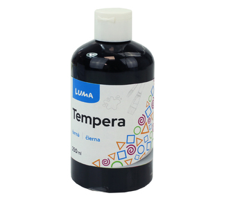 Farby temperové LUMA 250ml čierna