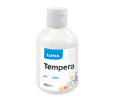 Farby temperové LUMA 250ml biela