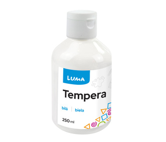 Farby temperové LUMA 250ml biela Farby temperové LUMA 250ml biela