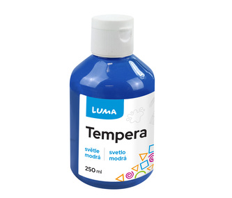 Farby temperové LUMA 250ml modrá svetlo Farby temperové LUMA 250ml modrá svetlo