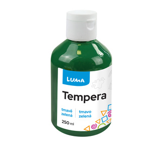 Farby temperové LUMA 250ml zelená tmavo Farby temperové LUMA 250ml zelená tmavo