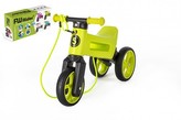 Odrážadlo FUNNY WHEELS Rider SuperSport zelené 2v1 + popruh, vyššie. sedlá 28/30cm nos 25kg 18m + v krab.
