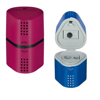 Faber - Castell Orezávatko Grip 2001 - červené, modré