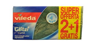 Vileda Glitzi Crystal zelená střední 2+1ks