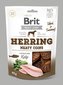 Brit Jerky Herring mäsové mince 80g