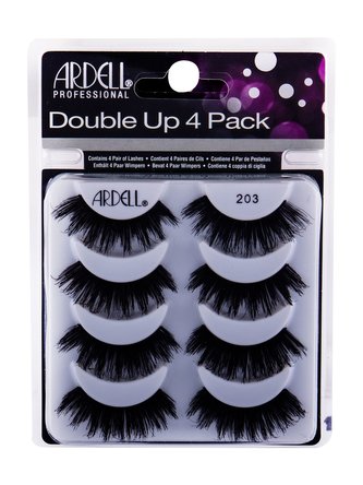 Ardell Double Up Umělé řasy 203 4 ks Black pro ženy