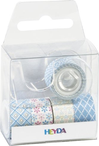 HEYDA Sada ozdobných lepiacich pások - modrý mix